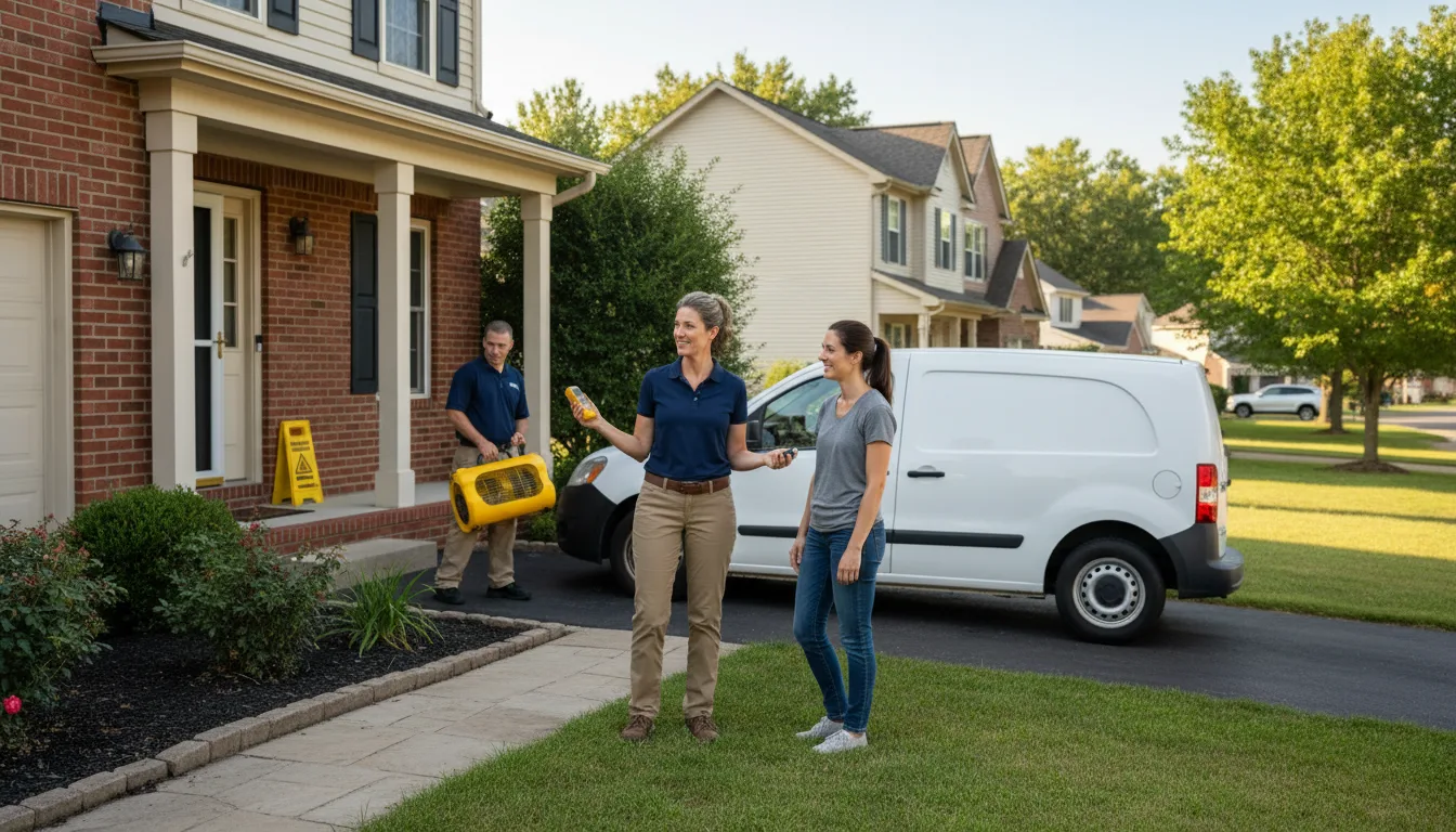 Water restoration image for Water Damage & Restoration Services in Salem, MA